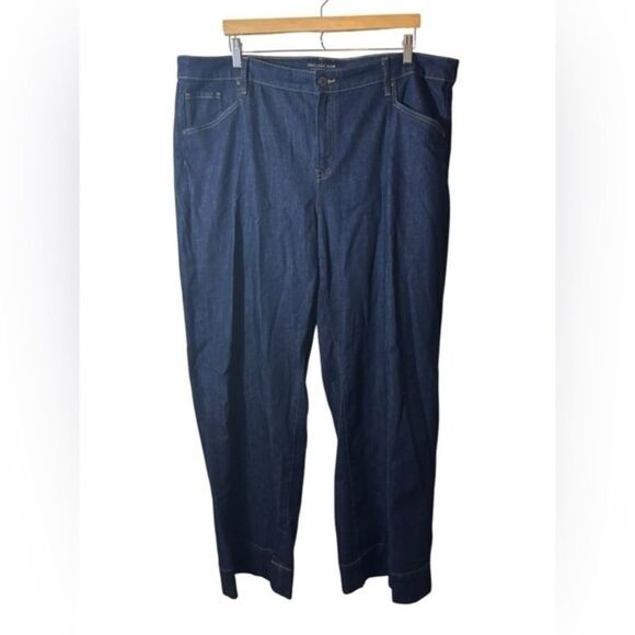 CHICO’S Dark Blue Denim Jeans trouser 20R 20 R - Picture 1 of 5